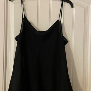 Women’s Notations Black Sheer Camisole Top